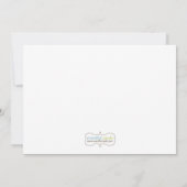 Invitation de fête d'anniversaire d'équitation (Dos)