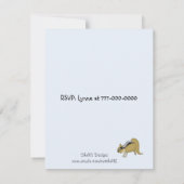 Invitation de fête d'anniversaire des amis de la f (Dos)