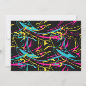 Invitation de fête d'anniversaire des années 80 En (Dos)