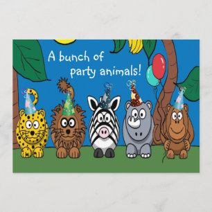 Invitation de fête d'anniversaire des enfants de