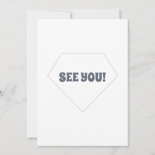 Invitation de fête d'anniversaire des jumeaux Supe (Dos)