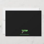 Invitation de fête d'anniversaire d'étiquette de (Dos)