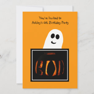 Invitation de fête d'anniversaire d'Halloween