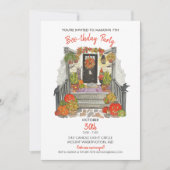 Invitation de fête d'anniversaire d'Halloween (Devant)
