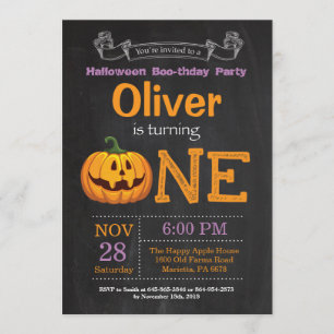 Invitation de fête d'anniversaire d'Halloween