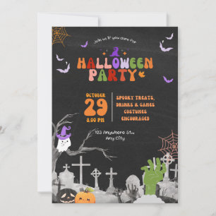 Invitation de fête d'anniversaire d'Halloween