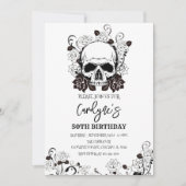 Invitation de fête d'anniversaire d'Halloween (Devant)