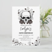 Invitation de fête d'anniversaire d'Halloween (Debout devant)