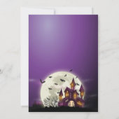 Invitation de fête d'anniversaire d'Halloween (Dos)