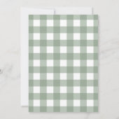 Invitation de fête d'anniversaire du camp (Dos)