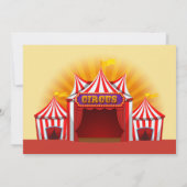 Invitation de fête d'anniversaire du Carnaval (Dos)