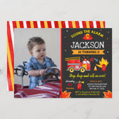 Invitation de fête d'anniversaire du moteur d'ince (Devant / Derrière)