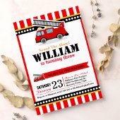 Invitation de fête d'anniversaire du moteur d'ince