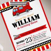 Invitation de fête d'anniversaire du moteur d'ince