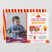 Invitation de fête d'anniversaire du moteur d'ince (Devant / Derrière)