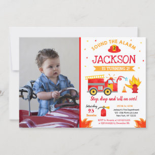 Invitation de fête d'anniversaire du moteur d'ince