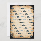 Invitation de fête d'anniversaire du Pirate (Dos)