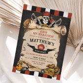 Invitation de fête d'anniversaire du Pirate