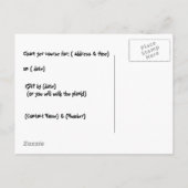 Invitation de fête d'anniversaire du Pirate (Dos)