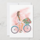 Invitation de fête d'anniversaire du printemps (Devant)