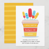 Invitation de fête d'anniversaire d'un enfant de (Devant / Derrière)