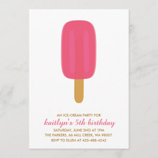 Invitation de fête d'anniversaire d'un enfant de