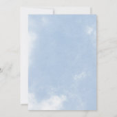 Invitation de fête d'anniversaire d'un garçon d'av (Dos)