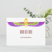 Invitation de fête d'anniversaire égyptienne - Sim (Debout devant)