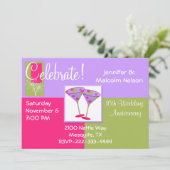 Invitation de fête d'anniversaire élégante et amus (Debout devant)