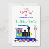 Invitation de fête d'anniversaire Enfants Chu Chu  (Devant)