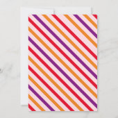 Invitation de fête d'anniversaire Enfants Personna (Dos)