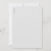 Invitation de fête d'anniversaire Femmes Aquarelle (Dos)