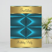 Invitation de fête d'anniversaire Fête d'anniversa (Debout devant)