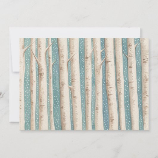 Invitation de fête d'anniversaire Gnome d'hiver (Dos)