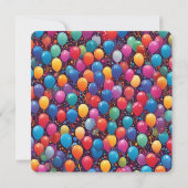 Invitation de fête d'anniversaire (grec) (Dos)