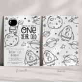 Invitation de fête d'anniversaire - Houston ONE