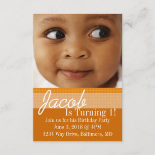 Invitation de fête d'anniversaire   Jour B  ou