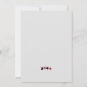 Invitation de fête d'anniversaire magique - Lapin  (Dos)