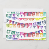 Invitation de fête d'anniversaire mexicaine (Dos)