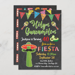 Invitation de fête d'anniversaire mexicaine