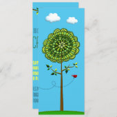 Invitation de fête d'anniversaire Modèle (Devant / Derrière)