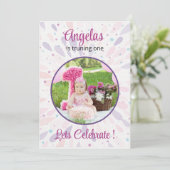 Invitation de fête d'anniversaire Modèle (Debout devant)