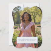 Invitation de fête d'anniversaire n'importe quel â (Dos)