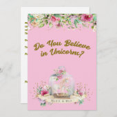 Invitation de fête d'anniversaire pendant 3 ans. V (Devant / Derrière)