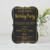 Invitation de fête d'anniversaire personnalisée (Debout devant)