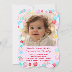 Invitation de fête d'anniversaire personnalisée av