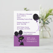 Invitation de fête d'anniversaire personnalisée Ha (Debout devant)