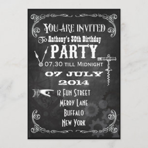 Invitation de fête d'anniversaire personnalisée St