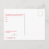 Invitation de fête d'anniversaire pour 70 ans (Dos)