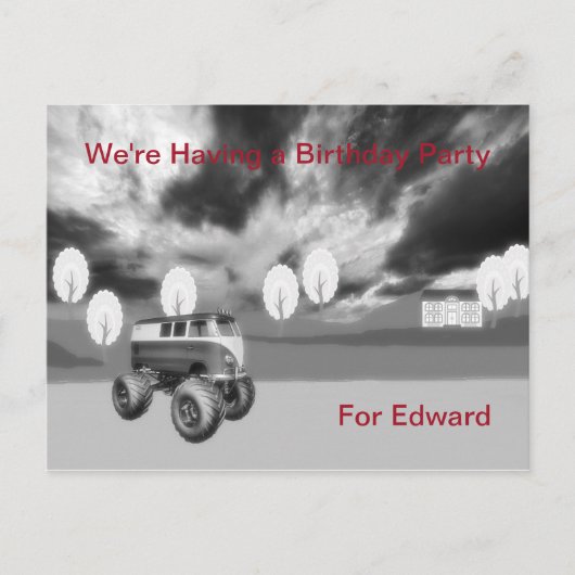 Invitation de fête d'anniversaire pour 70 ans (Devant)